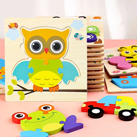 Baby Toys Wooden 3D