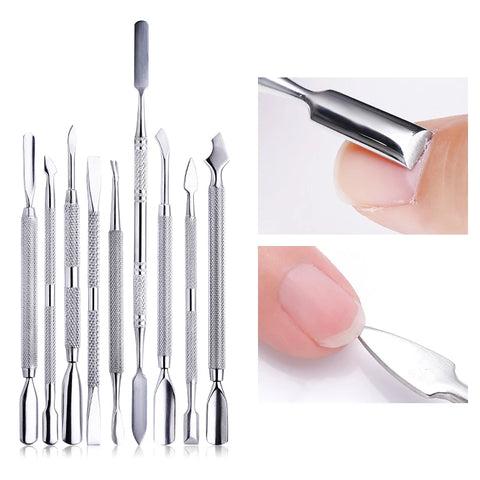 Double-ended Nail Art Stainless Steel