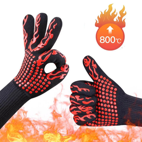 BBQ Gloves High Temperature Resistance