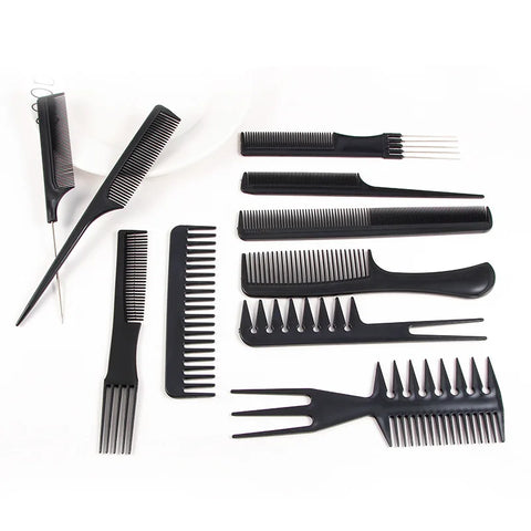 10pcs Stylist Anti-static Hairdressing Comb