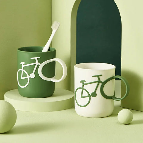 Bicycle Styling Toothbrush Cup