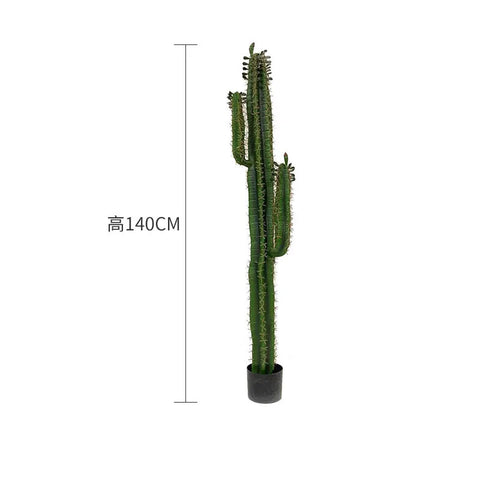 Artificial Tropical Cactus Fake Desert Green