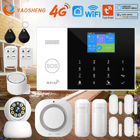 4G Alarm System Security Home WIFI
