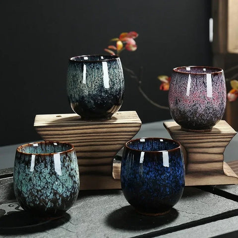 Kiln Change China Ceramic Tea Cup
